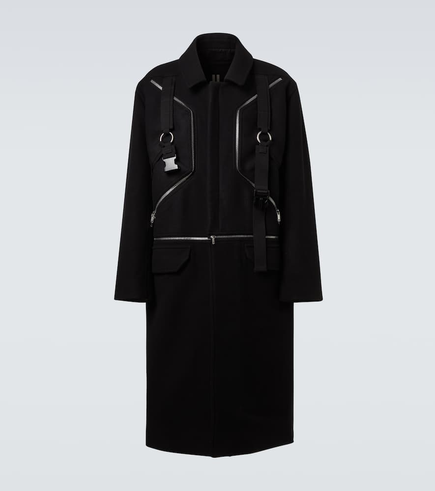 Пальто из чистой шерсти Rick Owens, Black
Пальто из чистой шерсти Rick Owens, Black