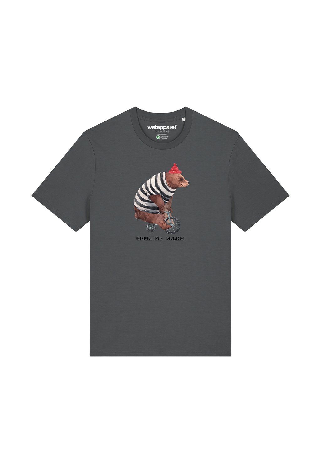 Футболка с принтом TOUR DE FRANZ watapparel, антрацит
Футболка с принтом TOUR DE FRANZ watapparel, антрацит