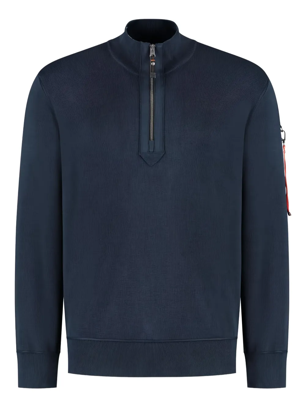 Ребристый свитер с молнией до половины Parajumpers, синий
Ребристый свитер с молнией до половины Parajumpers, синий