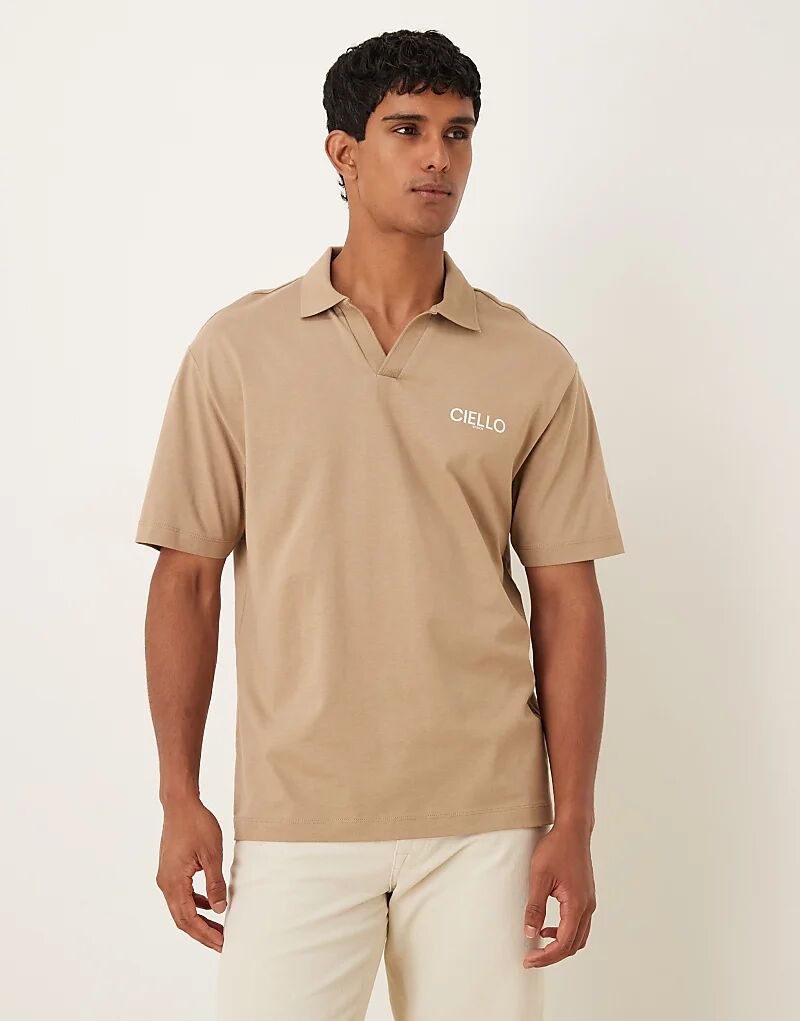 Рубашка-поло свободного кроя ASOS DESIGN из плотной ткани плотностью 240 г с принтом в бежево-бежевом цвете
Рубашка-поло свободного кроя ASOS DESIGN из плотной ткани плотностью 240 г с принтом в бежево-бежевом цвете