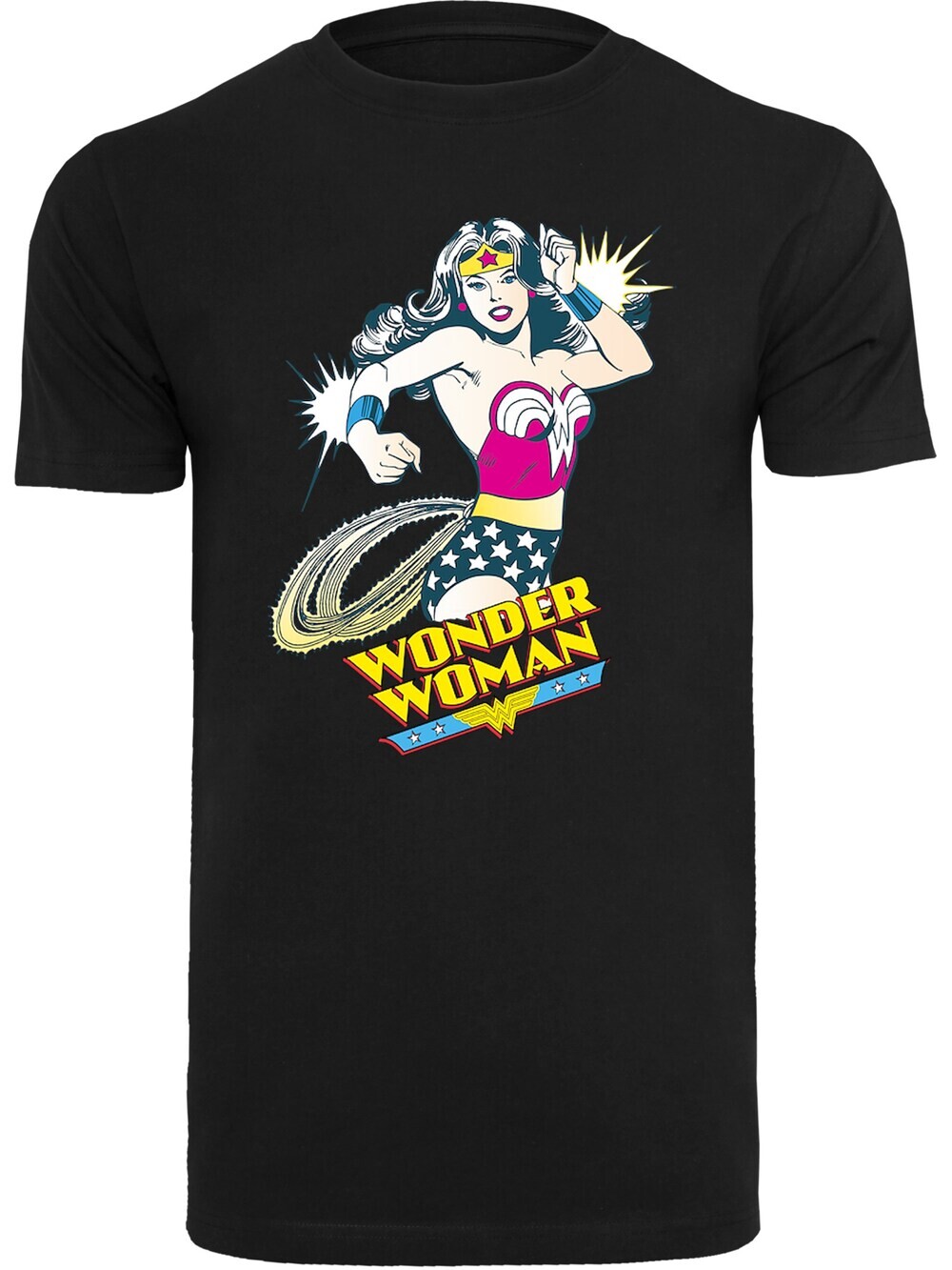 Футболка F4Nt4Stic DC Comics Wonder Woman Vintage Lasso, черный 
Футболка F4Nt4Stic DC Comics Wonder Woman Vintage Lasso, черный