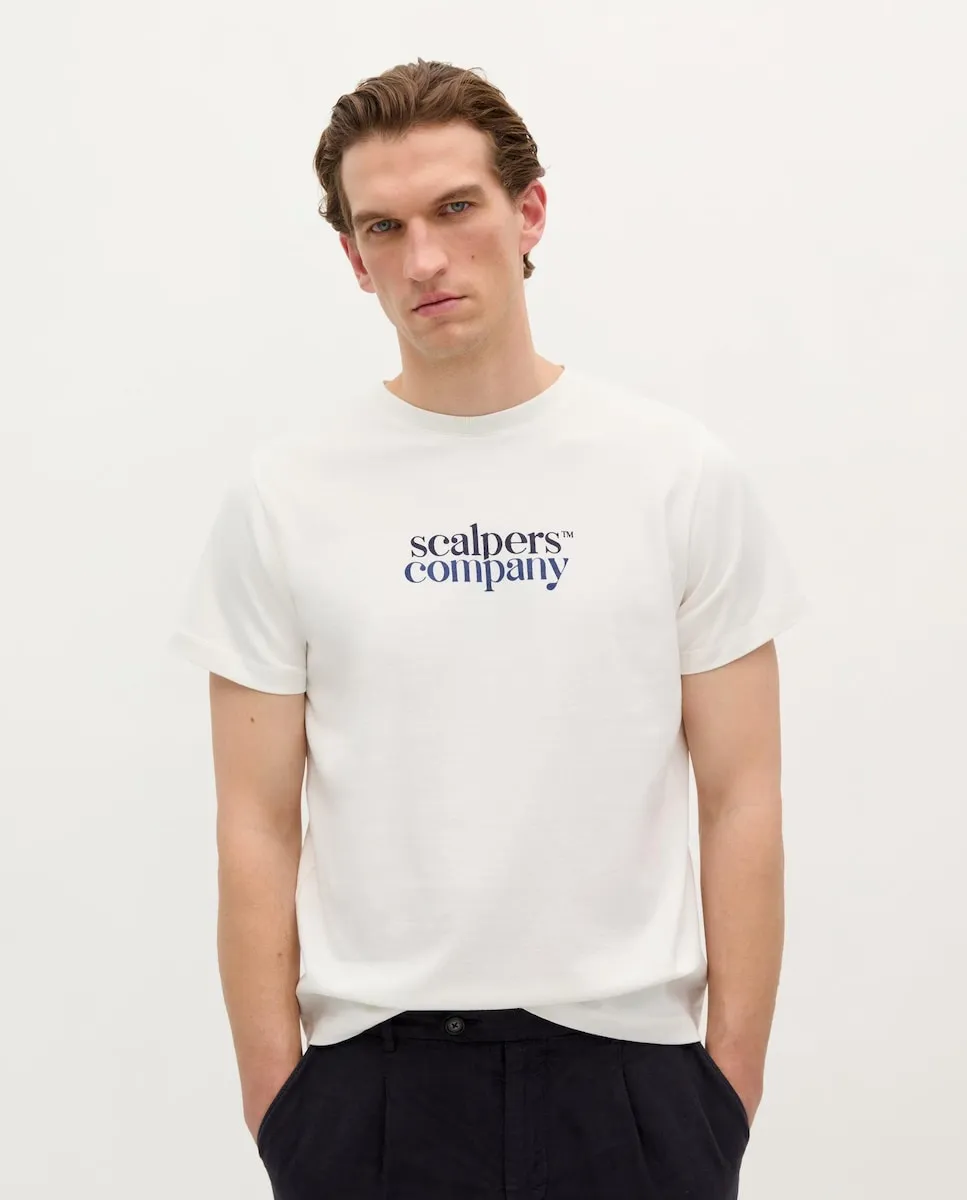 Мужская футболка из хлопка с коротким рукавом Scalpers, белый
Мужская футболка из хлопка с коротким рукавом Scalpers, белый