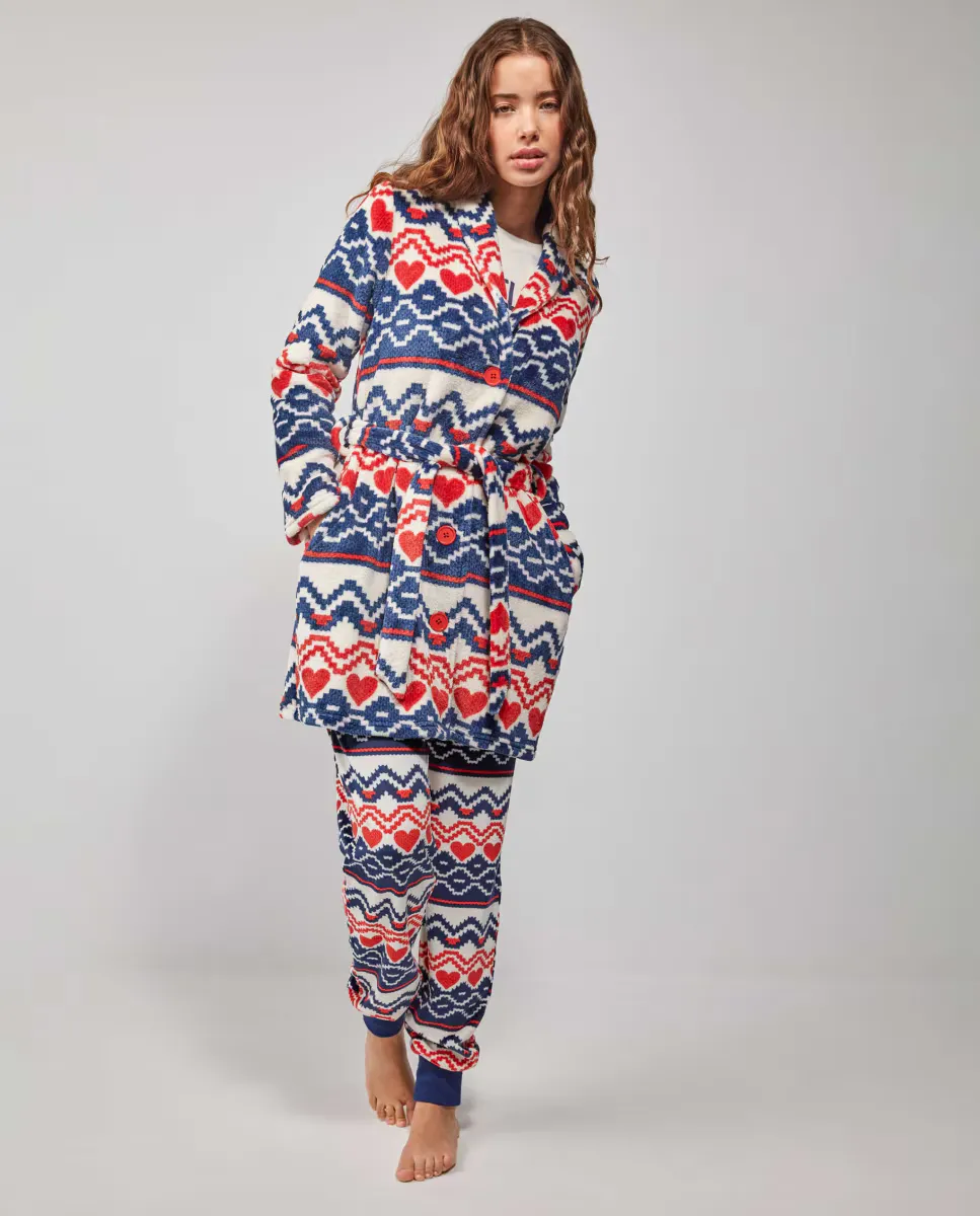 Женский халат с принтом на пуговицах и поясе Gisela, многоцветный
Женский халат с принтом на пуговицах и поясе Gisela, многоцветный