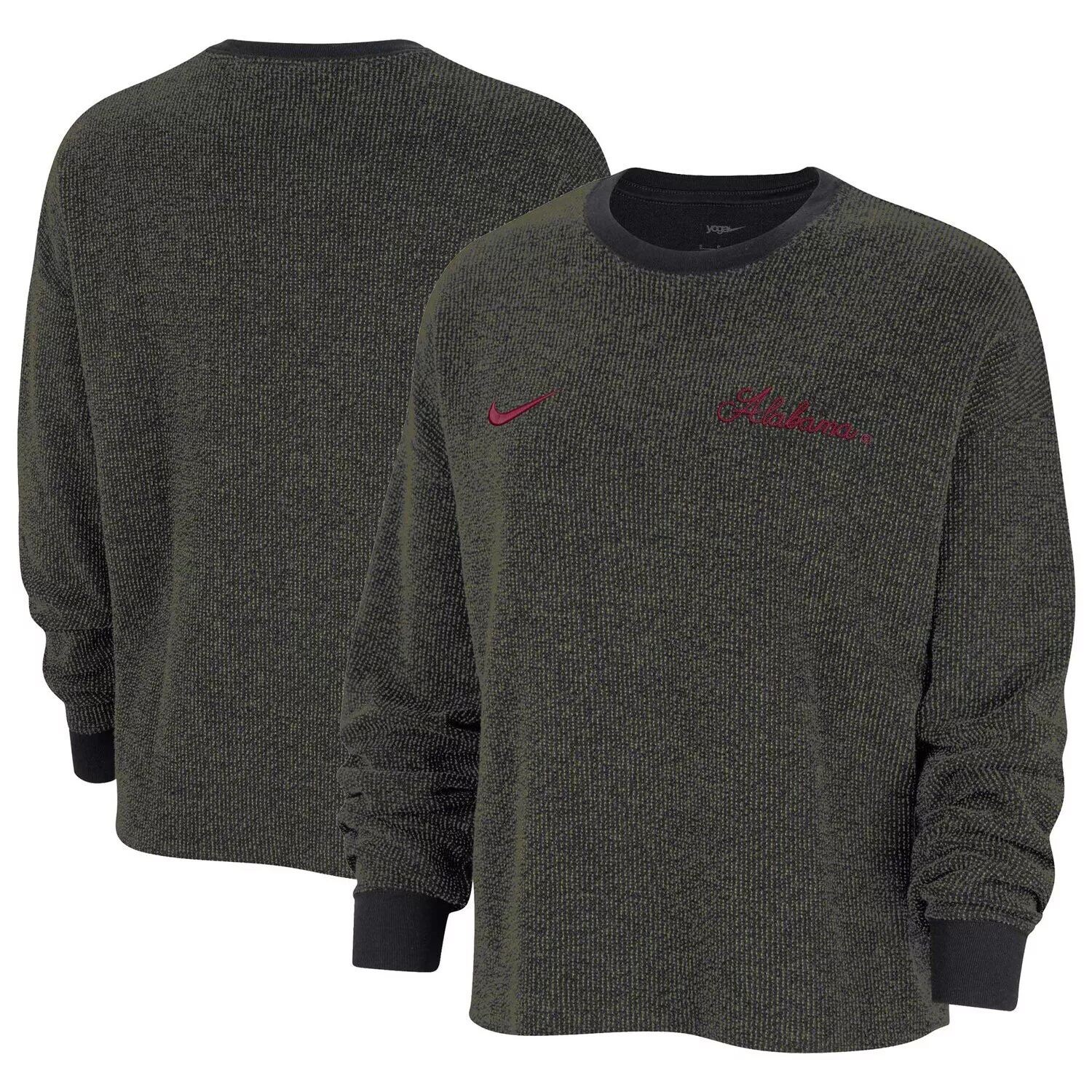 Женский черный пуловер для йоги с надписью Nike Alabama Crimson Tide Nike
Женский черный пуловер для йоги с надписью Nike Alabama Crimson Tide Nike