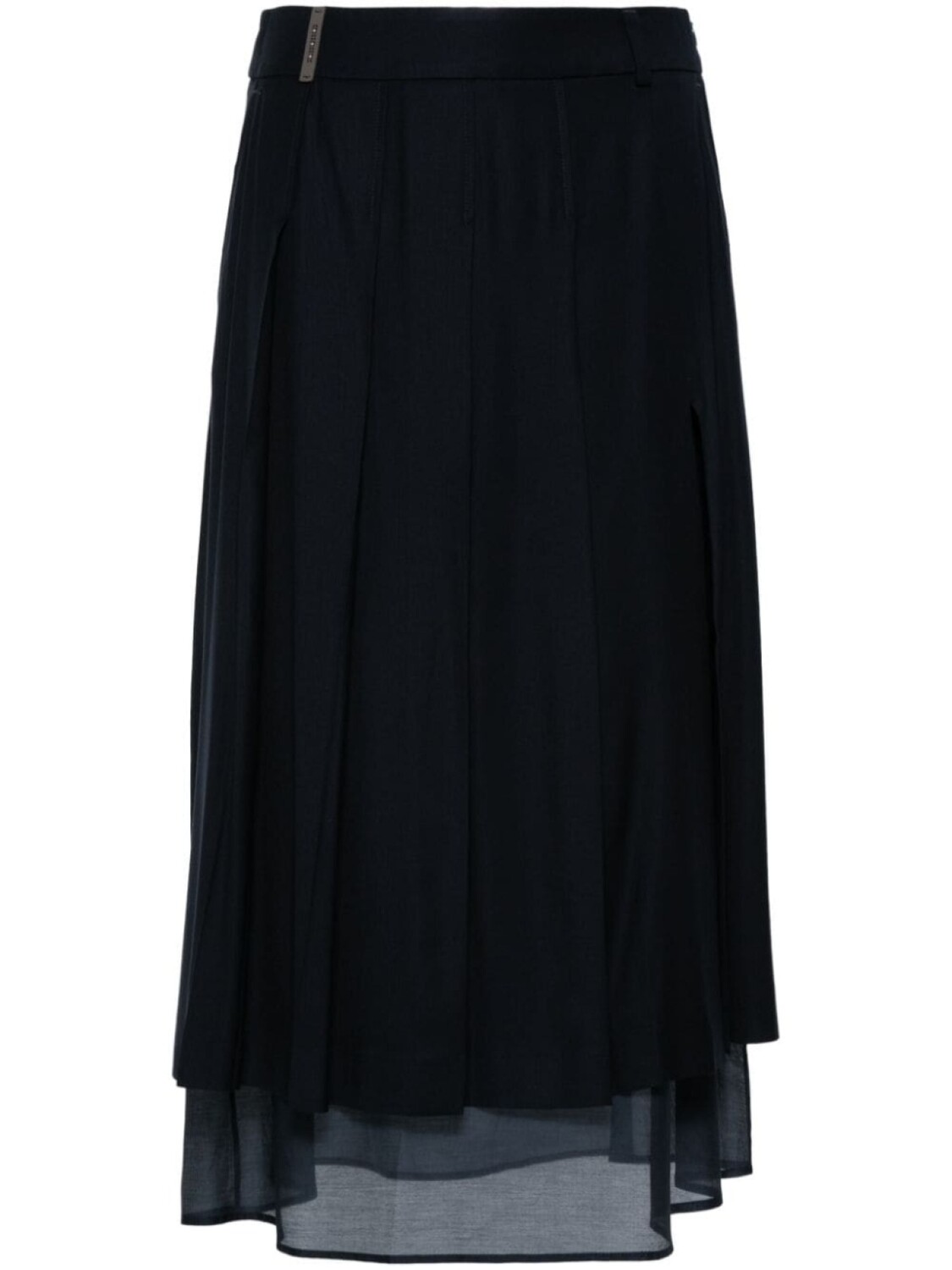 Peserico юбка миди со складками, синий
Peserico юбка миди со складками, синий