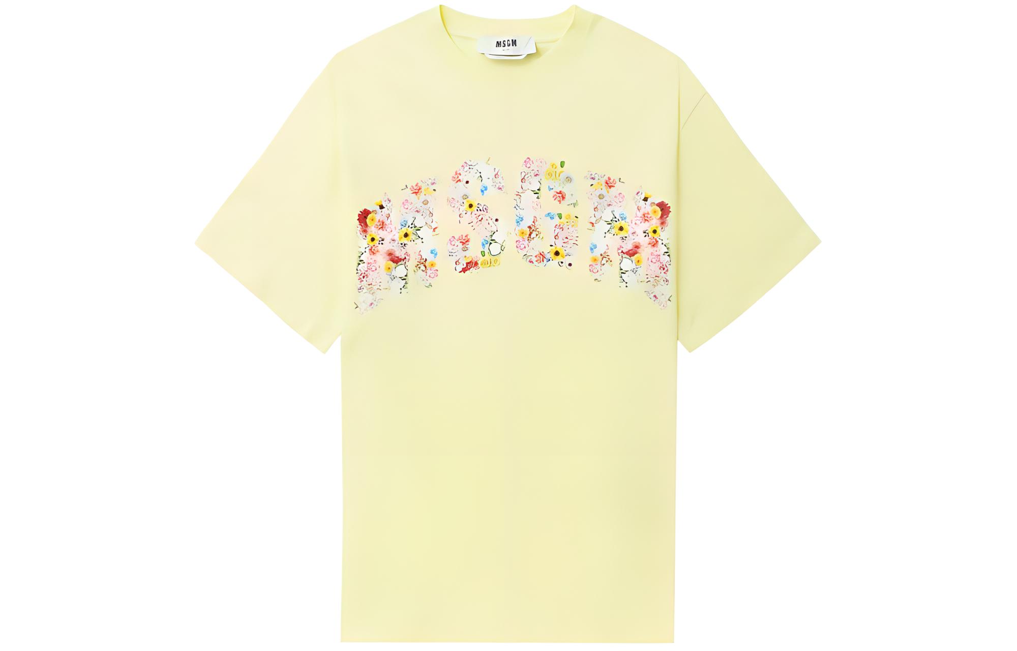 MSGM Футболка женская светло-желтая, Желтый, MSGM Футболка женская светло-желтая
MSGM Футболка женская светло-желтая, Желтый, MSGM Футболка женская светло-желтая