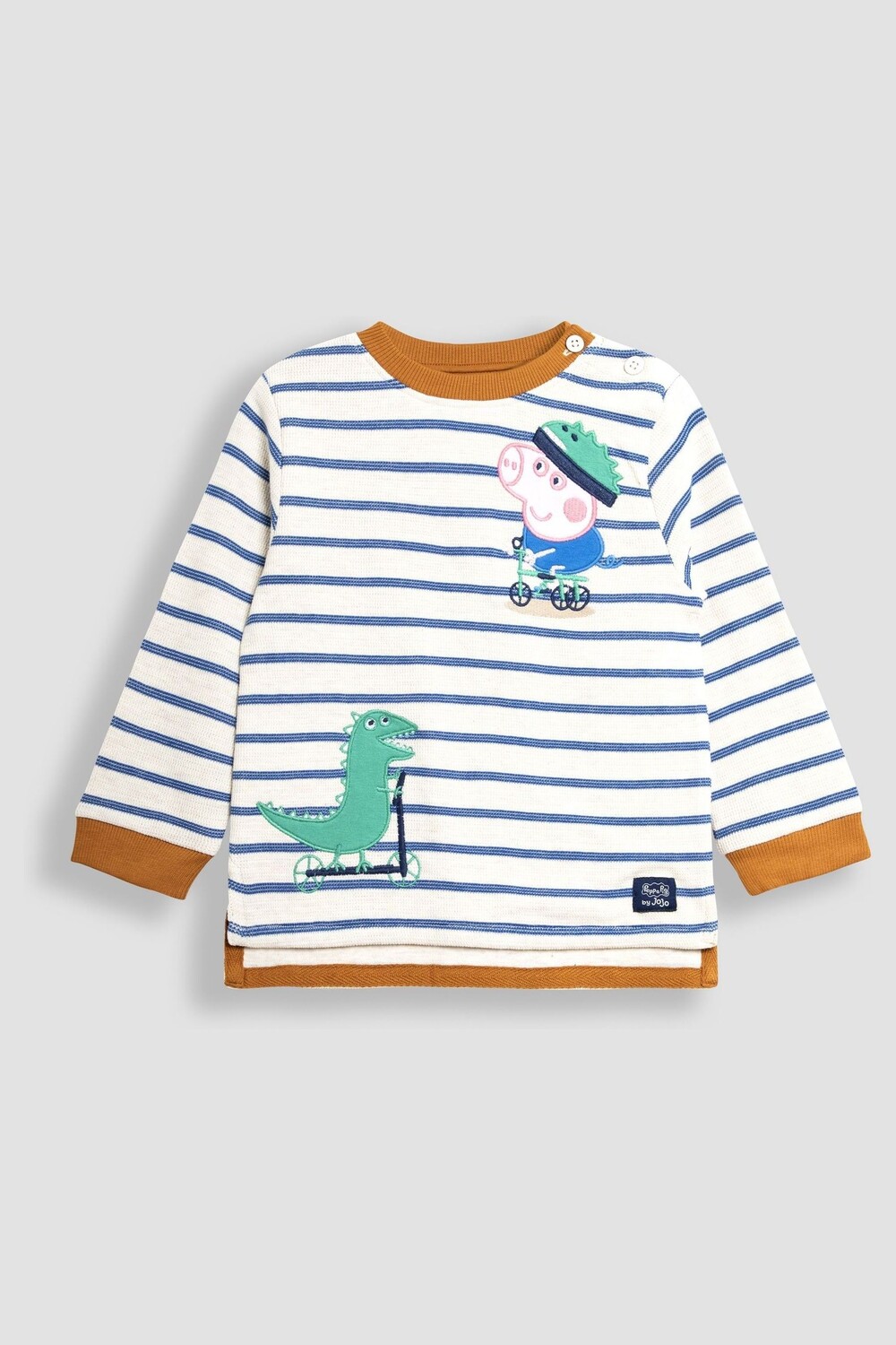 Топ с аппликацией «Свинка Пеппа» Jojo Maman Bébé, серый
Топ с аппликацией «Свинка Пеппа» Jojo Maman Bébé, серый