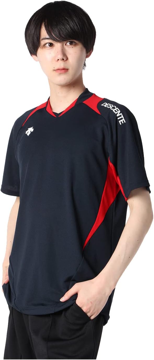 Волейбольная футболка с коротким рукавом Descente, легкая, игровая, влагоотводящая, быстросохнущая, унисекс, DSS-5420, черная, Япония, XO (эквивалент японского размера 3L)
Волейбольная футболка с коротким рукавом Descente, легкая, игровая, влагоотводящая, быстросохнущая, унисекс, DSS-5420, черная, Япония, XO (эквивалент японского размера 3L)