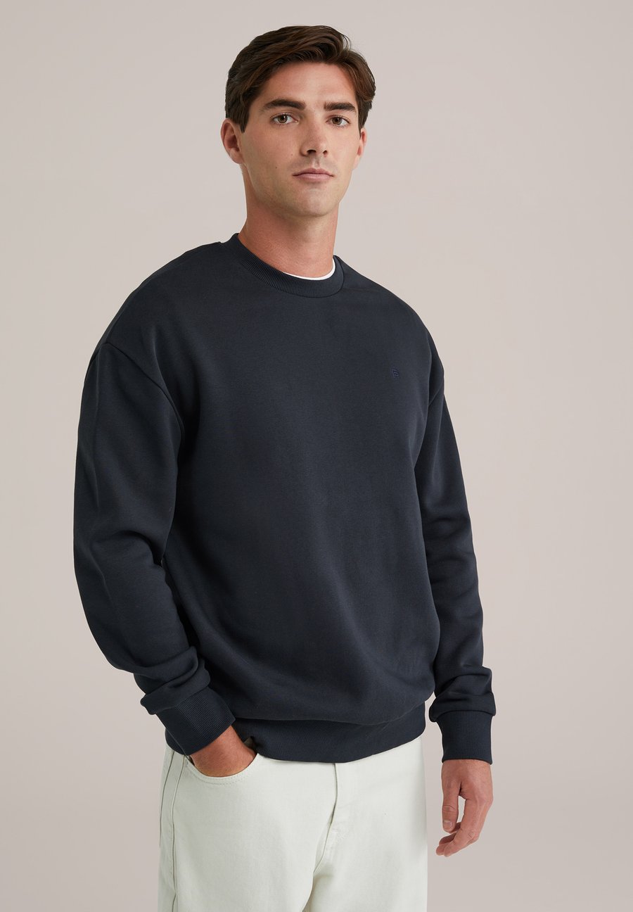 Толстовка WE Fashion Sweatshirt, Navy Blue/Mottled Dark Blue
Толстовка WE Fashion Sweatshirt, Navy Blue/Mottled Dark Blue