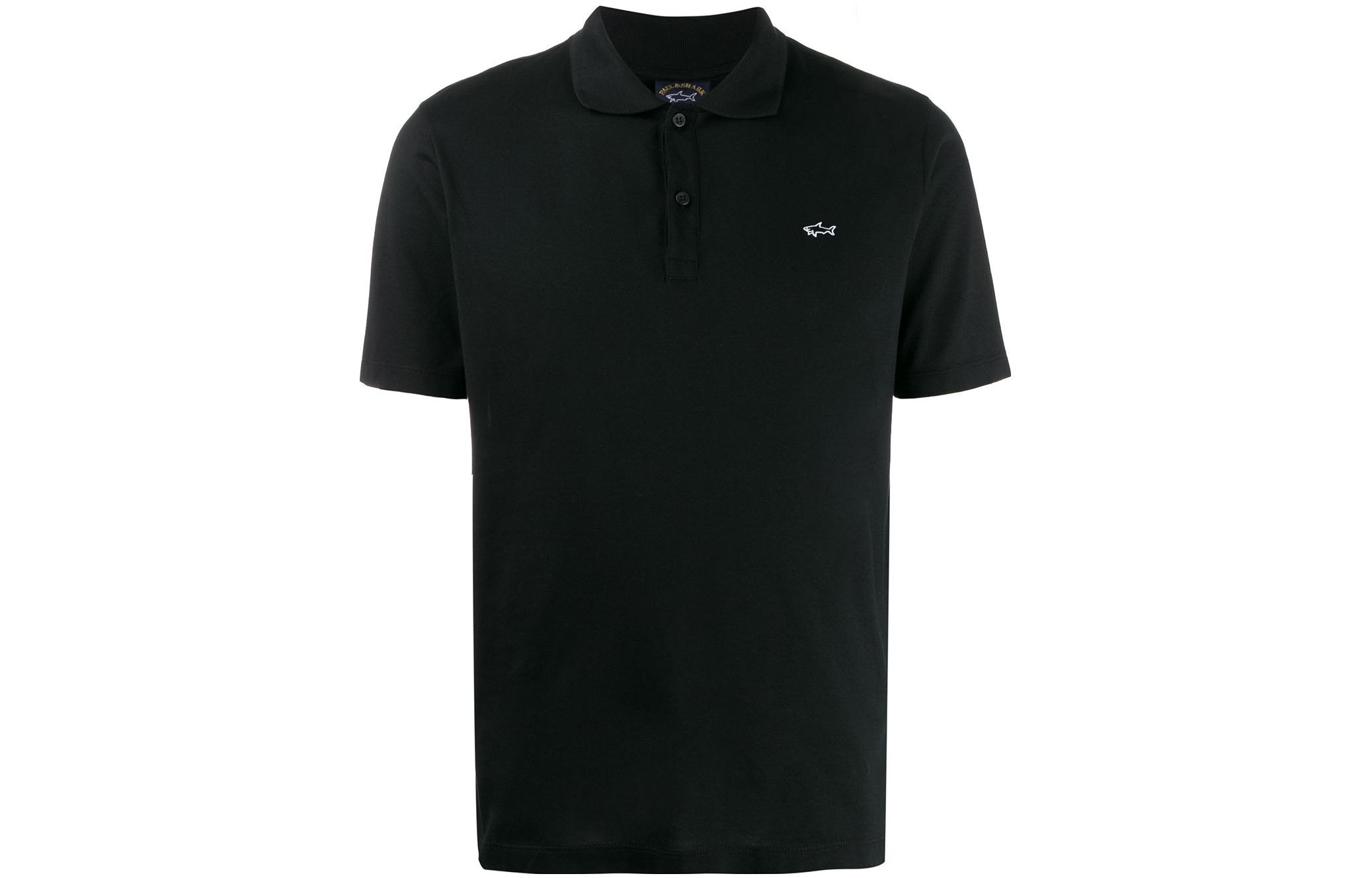 Футболка поло с коротким рукавом и логотипом Paul & Shark, черная
Футболка поло с коротким рукавом и логотипом Paul & Shark, черная