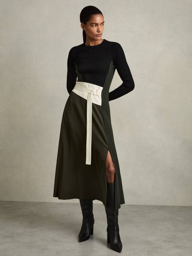 Миди-платье emilina в цветном блоке Reiss, цвет Khaki/Black
Миди-платье emilina в цветном блоке Reiss, цвет Khaki/Black