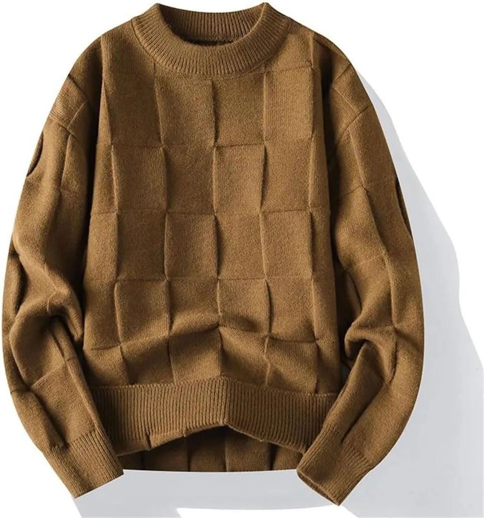 Мужской свитер в клетку Slim Fit
Мужской свитер в клетку Slim Fit