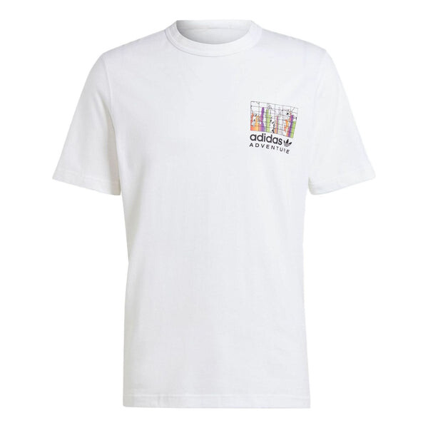 Футболка с графическим принтом приключения Adidas, белый
Футболка с графическим принтом приключения Adidas, белый