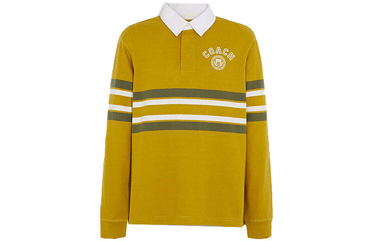 Рубашка поло мужская желтая Coach, желтый
Рубашка поло мужская желтая Coach, желтый