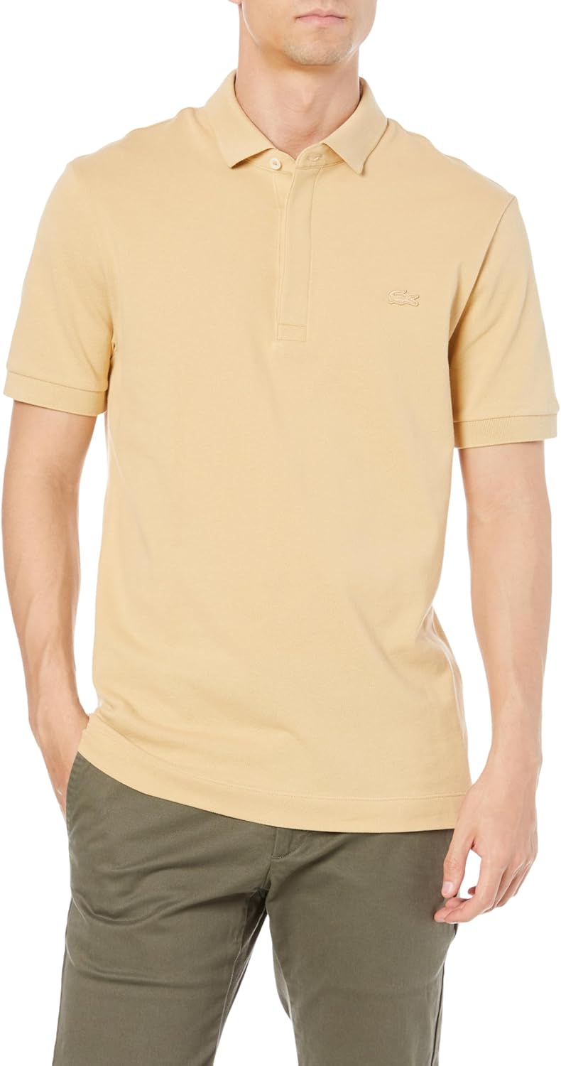 Мужская поло-рубашка Lacoste Regular Fit Stretch Paris (с коротким рукавом) PH5522L (старый цвет), светло-бежевый
Мужская поло-рубашка Lacoste Regular Fit Stretch Paris (с коротким рукавом) PH5522L (старый цвет), светло-бежевый