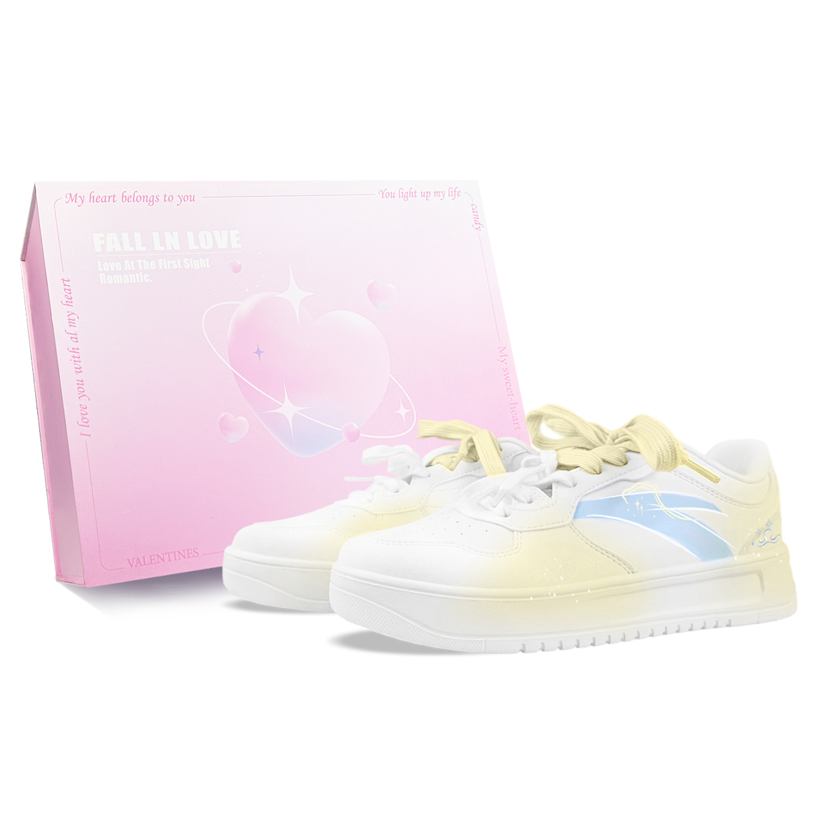 ANTA Мужские бело-желтые скейтерские кеды с противоскользящей подошвой и устойчивостью к истиранию, цвет White Yellow
ANTA Мужские бело-желтые скейтерские кеды с противоскользящей подошвой и устойчивостью к истиранию, цвет White Yellow