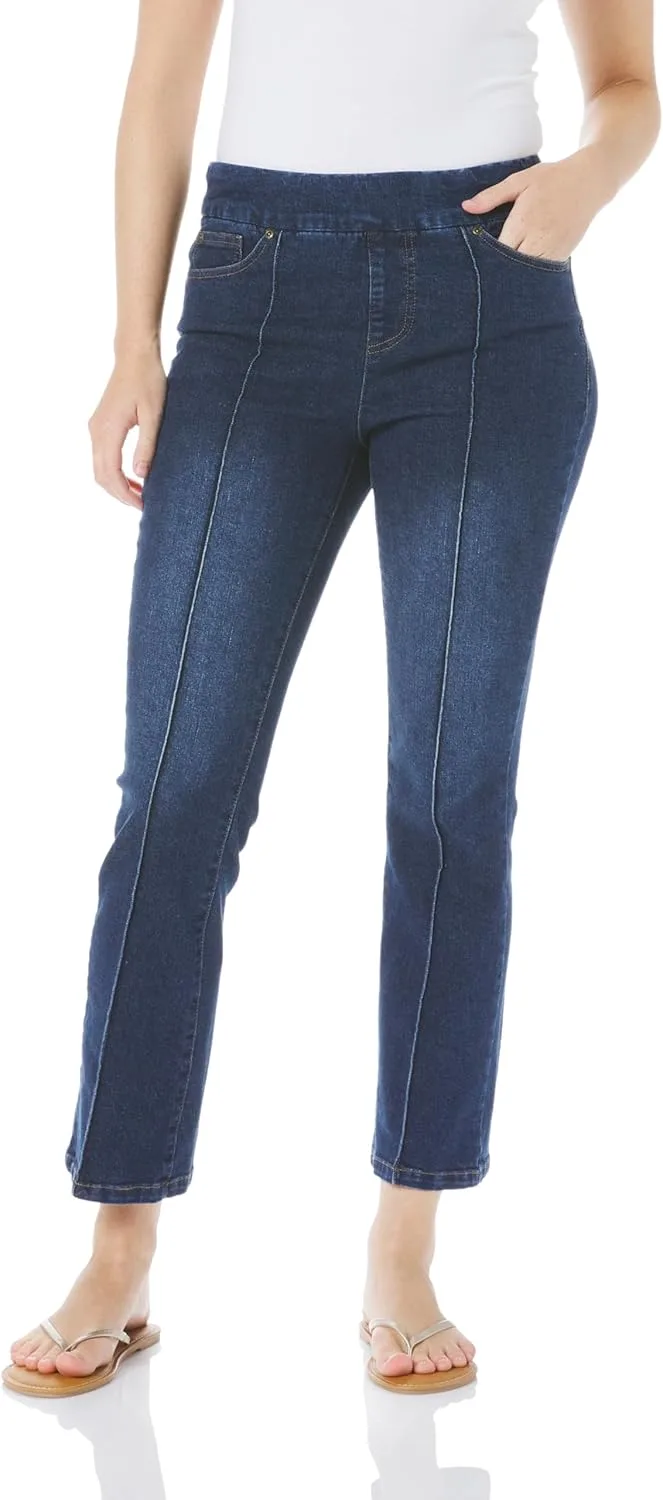 SLIM-SATION Женские джинсы с затяжкой и расклешенными штанинами, с карманами спереди и сзади
SLIM-SATION Женские джинсы с затяжкой и расклешенными штанинами, с карманами спереди и сзади