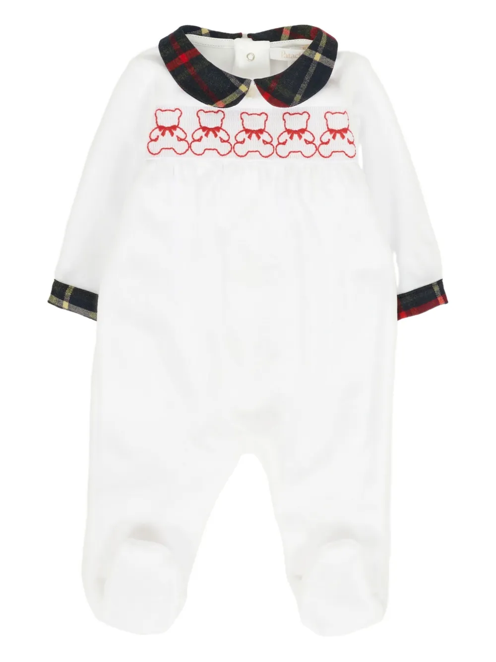 Вышитый комбинезон с воротником Patachou, белый
Вышитый комбинезон с воротником Patachou, белый