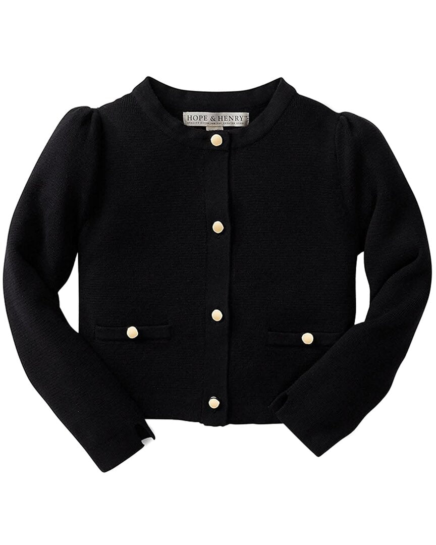 Hope & Henry Кардиган Milano с вышивкой, черный
Hope & Henry Кардиган Milano с вышивкой, черный