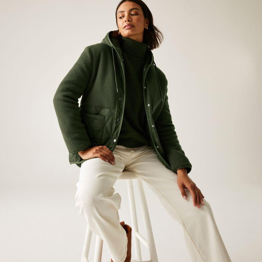 REGATTA Водоотталкивающая утеплённая стеганая куртка Mikayla с капюшоном для женщин
REGATTA Водоотталкивающая утеплённая стеганая куртка Mikayla с капюшоном для женщин