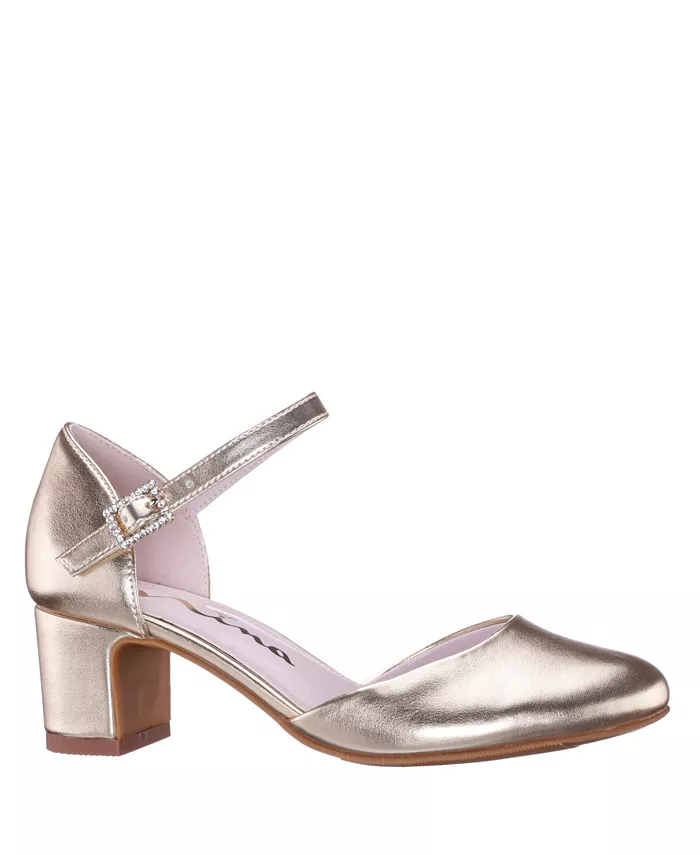 Туфли-лодочки Macey для девочек постарше Nina, золото
Туфли-лодочки Macey для девочек постарше Nina, золото