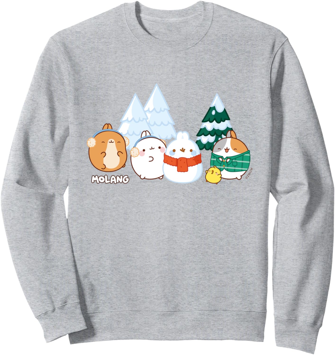 Толстовка с рождественским изданием Molang, серый
Толстовка с рождественским изданием Molang, серый