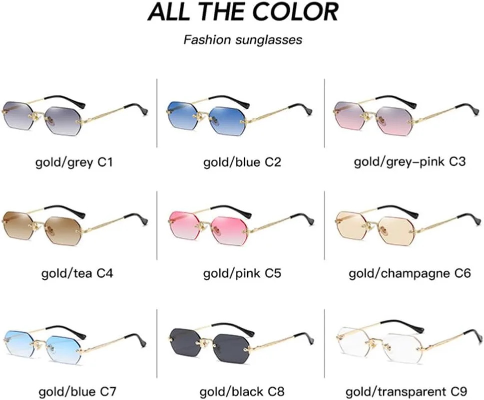 Солнцезащитные очки UV400 с градиентным покрытием, без оправы, в стиле панк, для женщин и мужчин, для бега и занятий спортом на открытом воздухе UYPTK, Blue
Солнцезащитные очки UV400 с градиентным покрытием, без оправы, в стиле панк, для женщин и мужчин, для бега и занятий спортом на открытом воздухе UYPTK, Blue