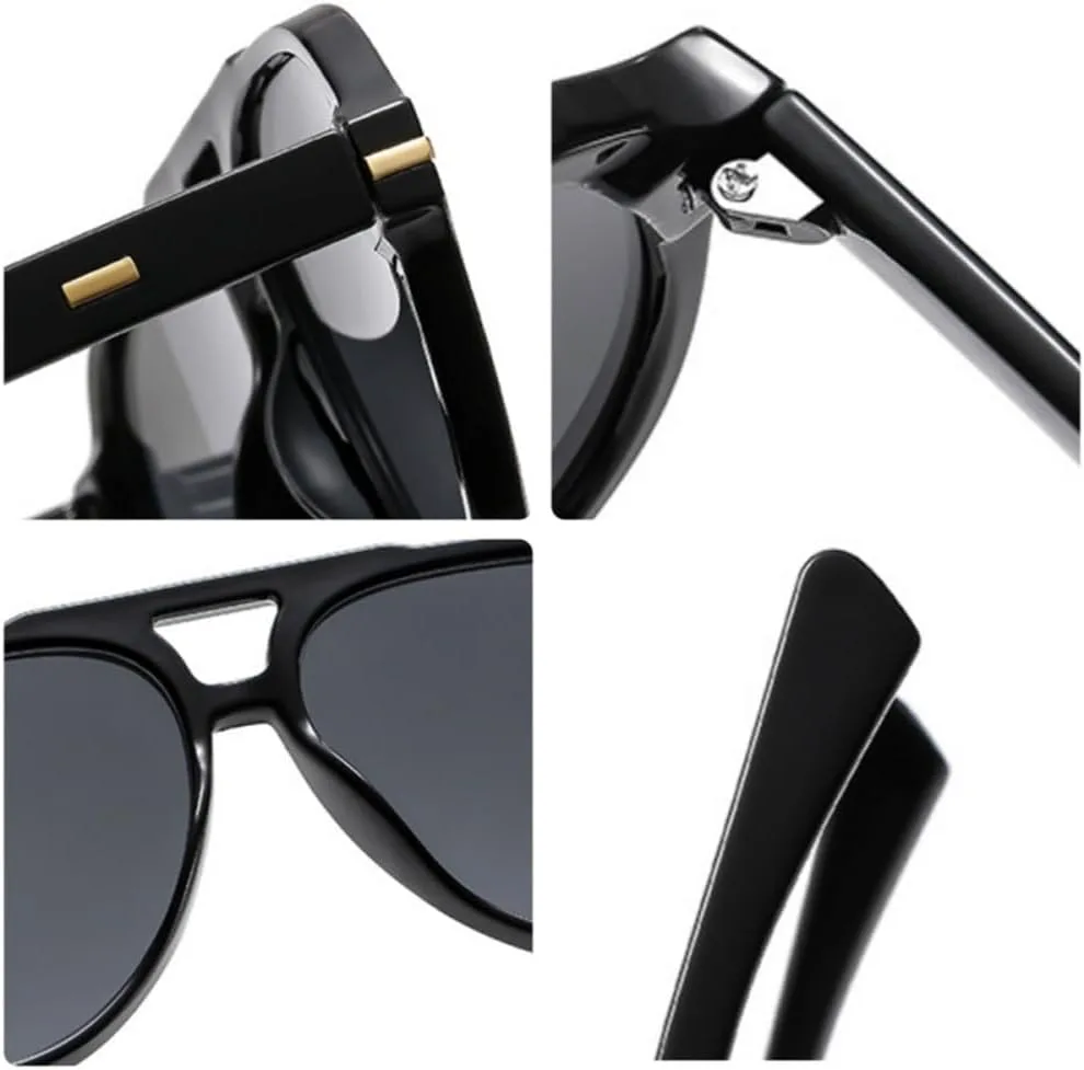 Ретро овальные солнцезащитные очки для женщин и мужчин, винтажная оправа с двойной перемычкой, солнцезащитные очки с защитой от УФ-излучения UV400 LANGSER, 4
Ретро овальные солнцезащитные очки для женщин и мужчин, винтажная оправа с двойной перемычкой, солнцезащитные очки с защитой от УФ-излучения UV400 LANGSER, 4