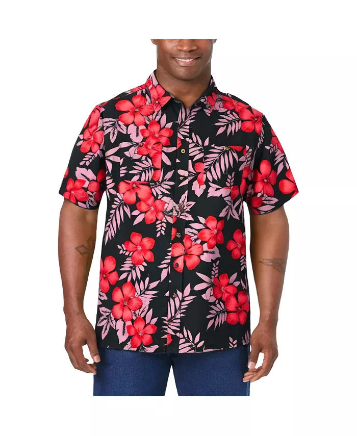 Мужская льняная рубашка с коротким рукавом KingSize, черный
Мужская льняная рубашка с коротким рукавом KingSize, черный