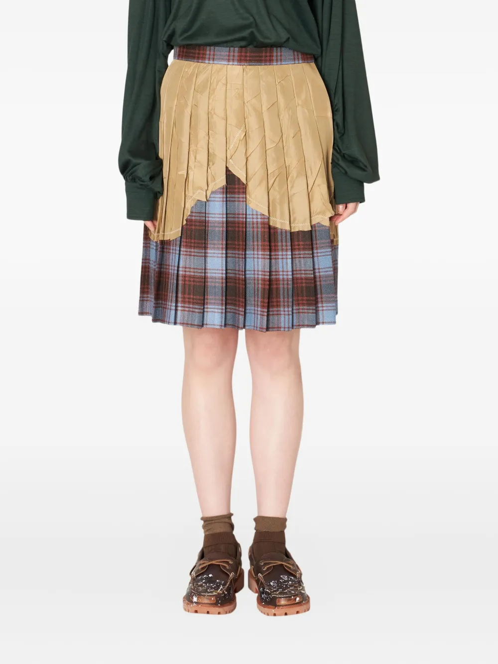 Мини-юбка с плиссированными вставками Kolor, нейтральный
Мини-юбка с плиссированными вставками Kolor, нейтральный