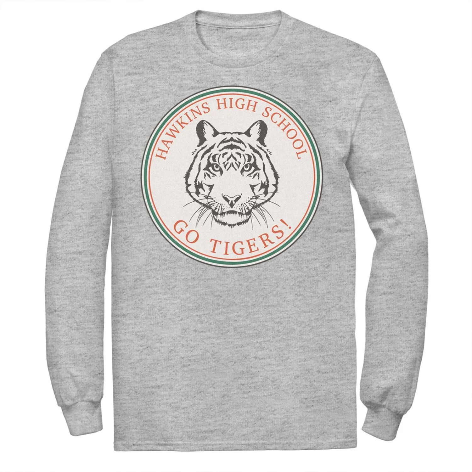 Мужская футболка с логотипом "Очень странные дела" Hawkins High School Go Tigers Licensed Character
Мужская футболка с логотипом "Очень странные дела" Hawkins High School Go Tigers Licensed Character