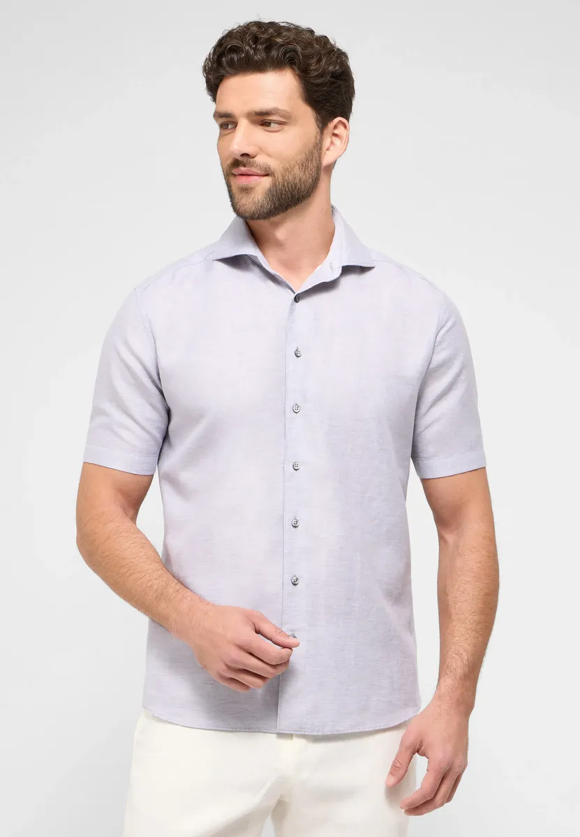 Рубашка Eterna с короткими рукавами "MODERN FIT", серый 
Рубашка Eterna с короткими рукавами "MODERN FIT", серый