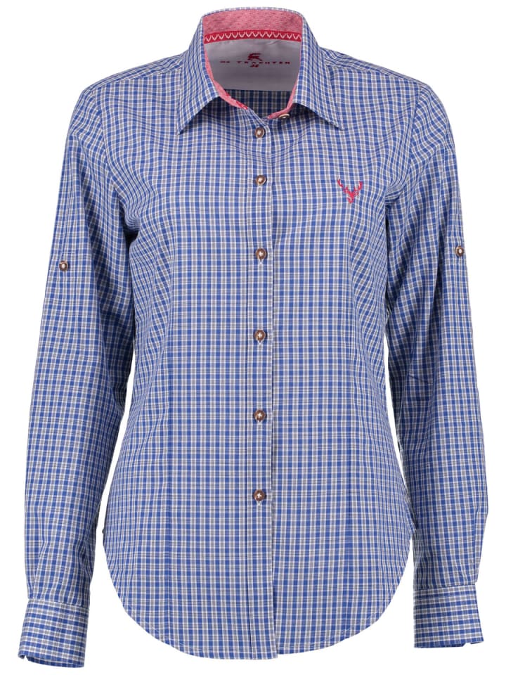 Традиционная блузка Прами средне-синего цвета OS-Trachten
Традиционная блузка Прами средне-синего цвета OS-Trachten