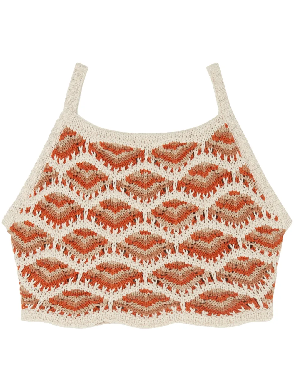 Топ Hawa Mahal в технике кроше Alanui, нейтральный
Топ Hawa Mahal в технике кроше Alanui, нейтральный