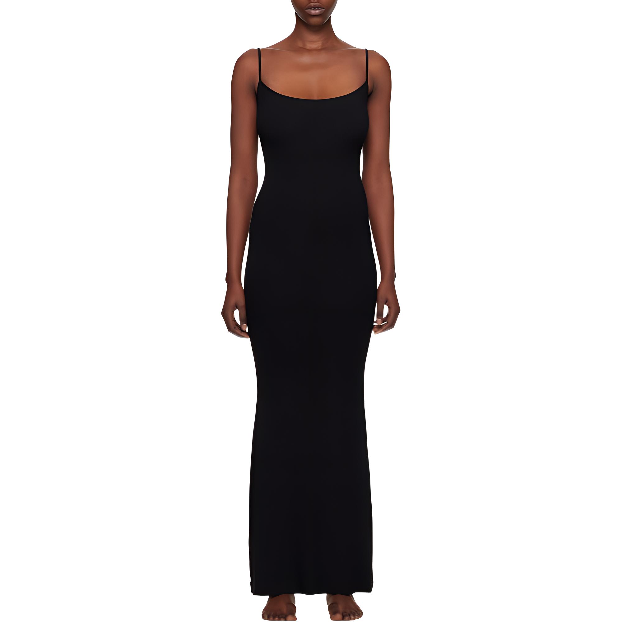 Skims Женское черное платье-комбинация
Skims Женское черное платье-комбинация