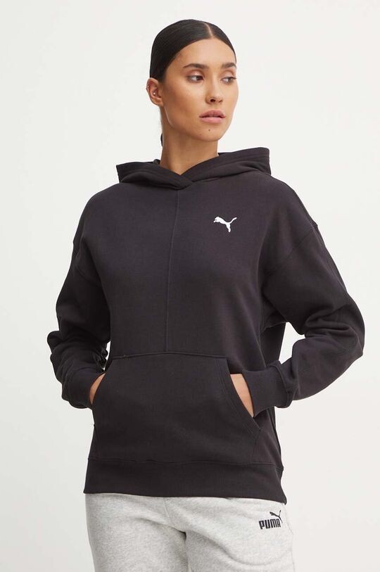 Хлопковая толстовка Puma, черный
Хлопковая толстовка Puma, черный