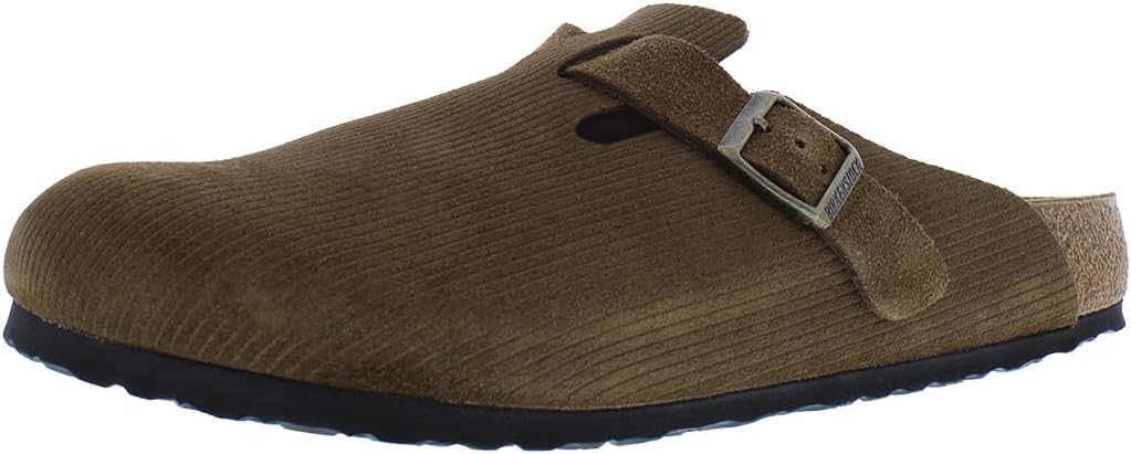 Унисекс сабо Birkenstock Boston с мягкой стелькой, Corduroy Dark Tea-brown
Унисекс сабо Birkenstock Boston с мягкой стелькой, Corduroy Dark Tea-brown