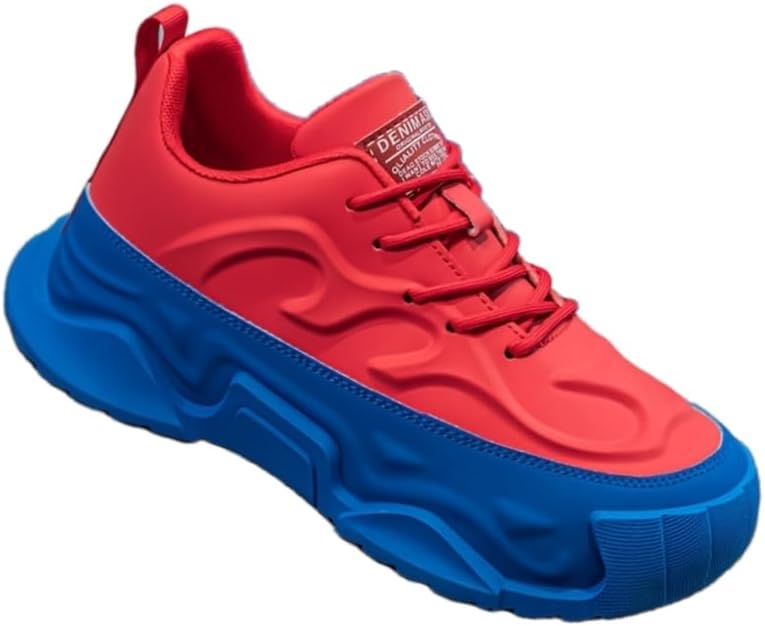 Мужские повседневные кроссовки больших размеров - низкие, с толстой и амортизирующей подошвой из ПВХ, дышащей тканевой подкладкой и прочной полиуретановой подошвой, подходят для бега, баскетбола и походов Hoalox, красный
Мужские повседневные кроссовки больших размеров - низкие, с толстой и амортизирующей подошвой из ПВХ, дышащей тканевой подкладкой и прочной полиуретановой подошвой, подходят для бега, баскетбола и походов Hoalox, красный