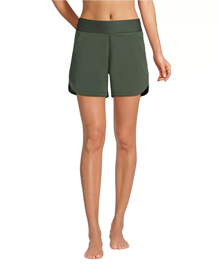 Женские шорты SunShade UPF 50 длиной 5 дюймов с трусиками Lands' End, зеленый
Женские шорты SunShade UPF 50 длиной 5 дюймов с трусиками Lands' End, зеленый