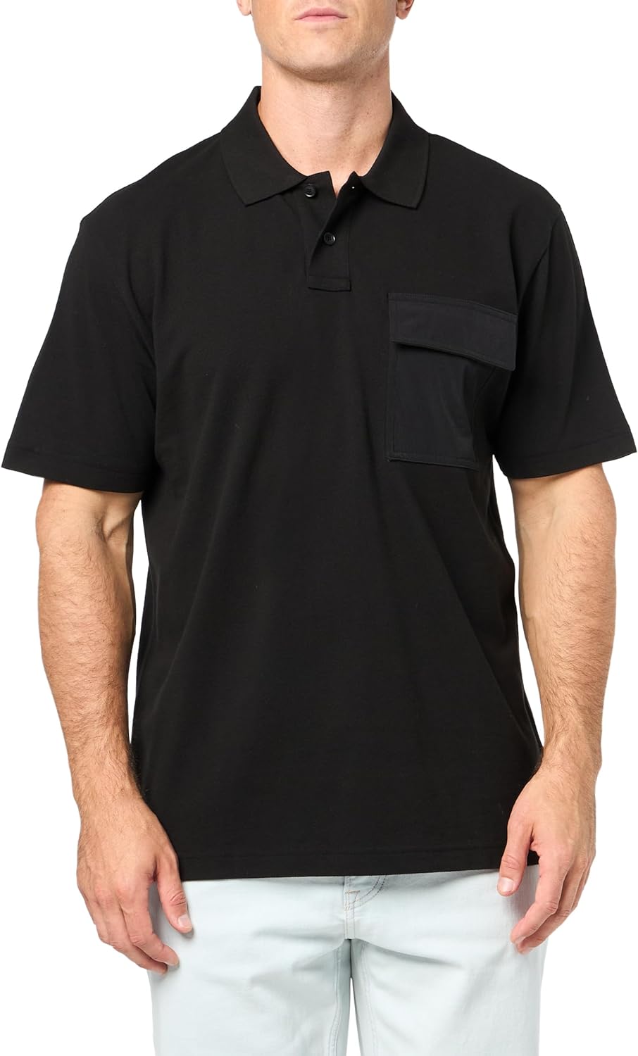 BOSS Мужская поло с передним карманом, свободный крой, пике, Black Pepper, Черный, BOSS Мужская поло с передним карманом, свободный крой, пике, Black Pepper
BOSS Мужская поло с передним карманом, свободный крой, пике, Black Pepper, Черный, BOSS Мужская поло с передним карманом, свободный крой, пике, Black Pepper