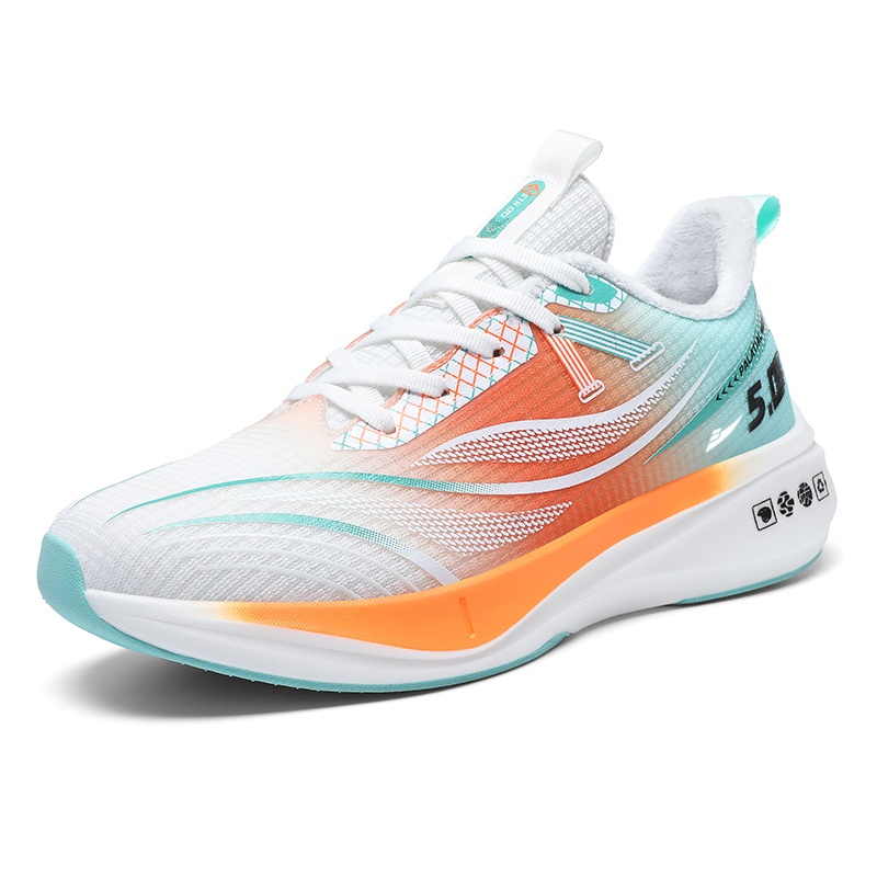 Kuding Амортизирующие противоскользящие износостойкие низкие кроссовки для мужчин для бега на длинные дистанции белый оранжевый утепленные с флисовой подкладкой
Kuding Амортизирующие противоскользящие износостойкие низкие кроссовки для мужчин для бега на длинные дистанции белый оранжевый утепленные с флисовой подкладкой