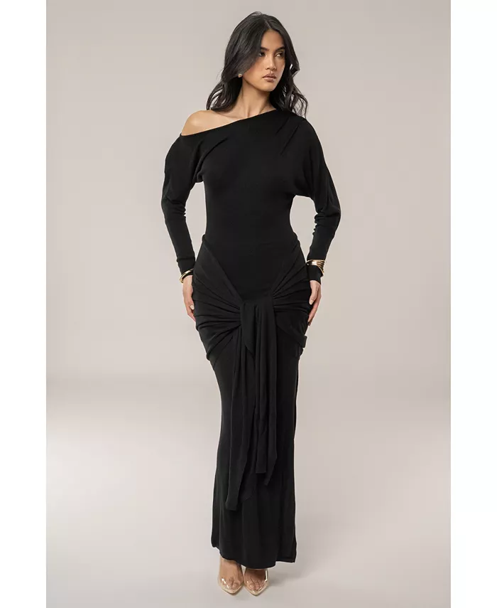 Женское платье макси Dawn Drape JLUXLABEL, черный
Женское платье макси Dawn Drape JLUXLABEL, черный