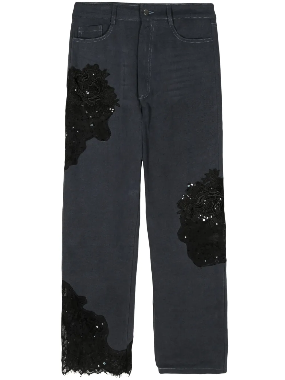 Джинсы Mikaela с пайетками Collina Strada, синий
Джинсы Mikaela с пайетками Collina Strada, синий