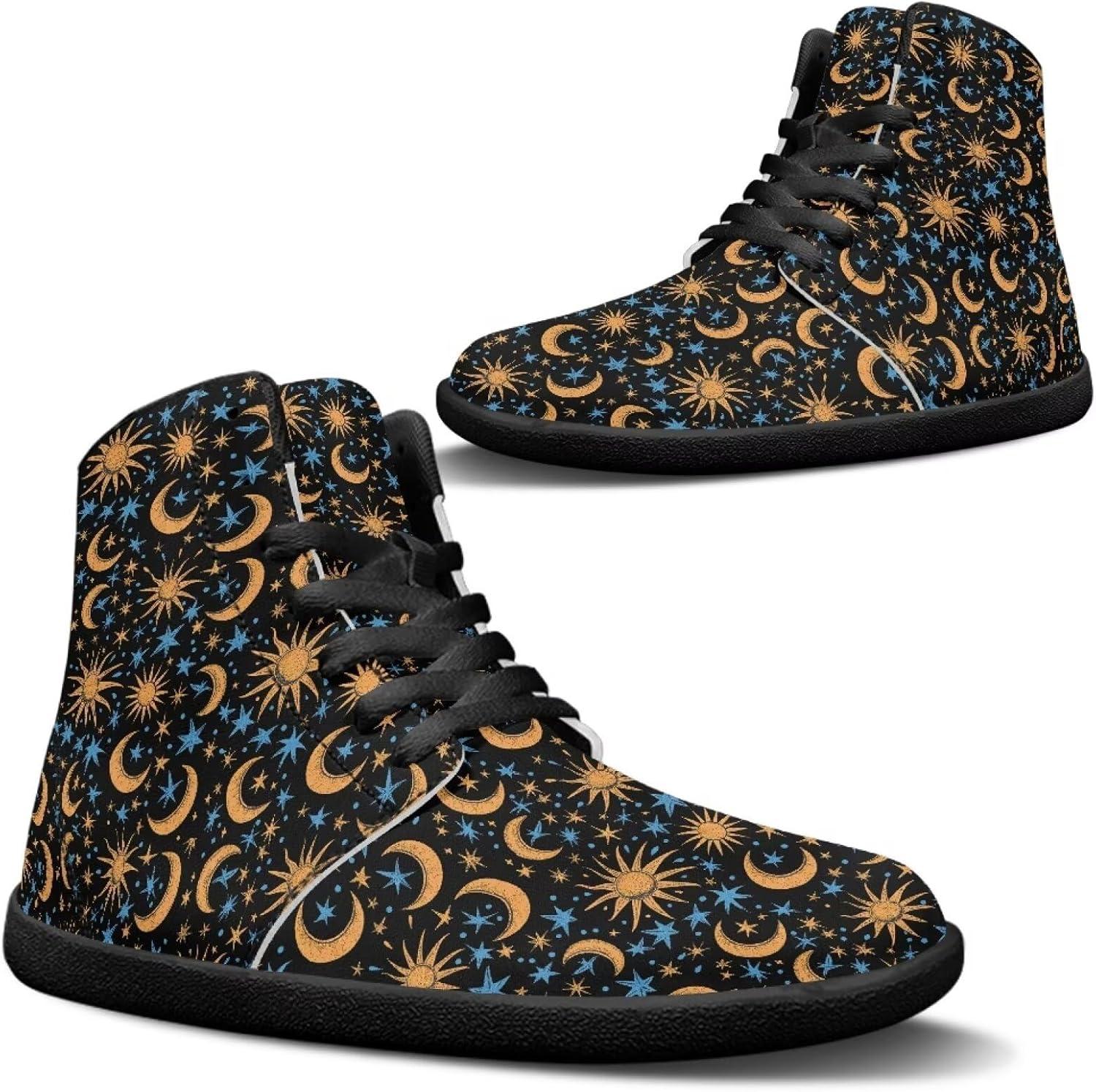 Высокие повседневные обувь из искусственной кожи с широкой носочной частью, противоскользящие кроссовки на шнуровке, спортивная и рабочая обувь Goronwyfloyd, Sun and Moon
Высокие повседневные обувь из искусственной кожи с широкой носочной частью, противоскользящие кроссовки на шнуровке, спортивная и рабочая обувь Goronwyfloyd, Sun and Moon