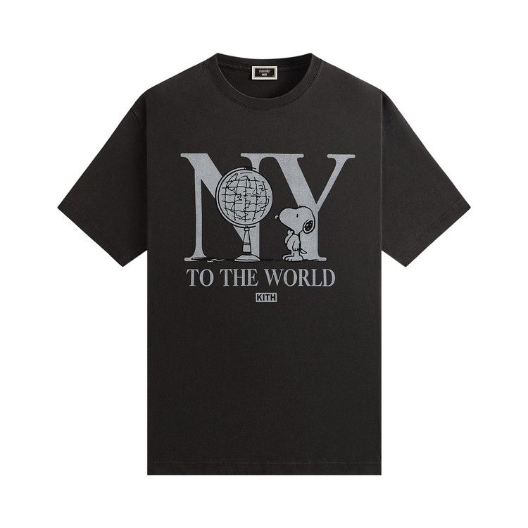 Футболка Kith For Peanuts New York To The World Vintage Tee, Black
Футболка Kith For Peanuts New York To The World Vintage Tee, Black