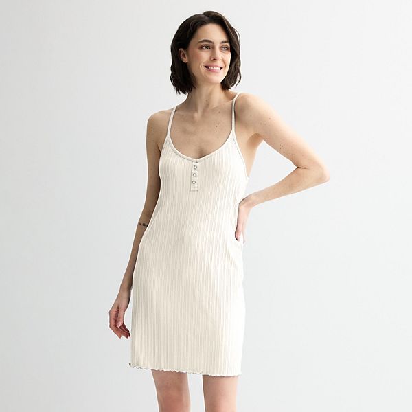 Женское платье-пижама с рельефной резинкой Sonoma Goods For Life, Egret
Женское платье-пижама с рельефной резинкой Sonoma Goods For Life, Egret