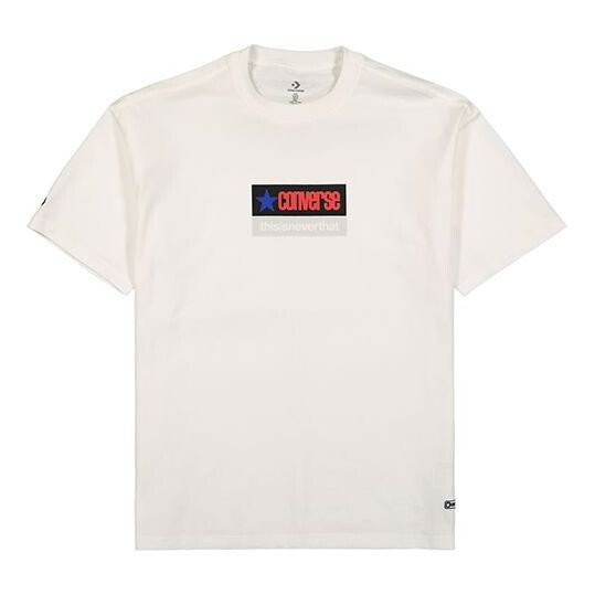 Футболка men's x thisisneverthat crossover logo printing sports round neck short sleeve creamy white Converse, белый
Футболка men's x thisisneverthat crossover logo printing sports round neck short sleeve creamy white Converse, белый