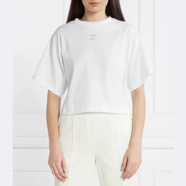 Укороченная футболка Liviana Conti, белый
Укороченная футболка Liviana Conti, белый