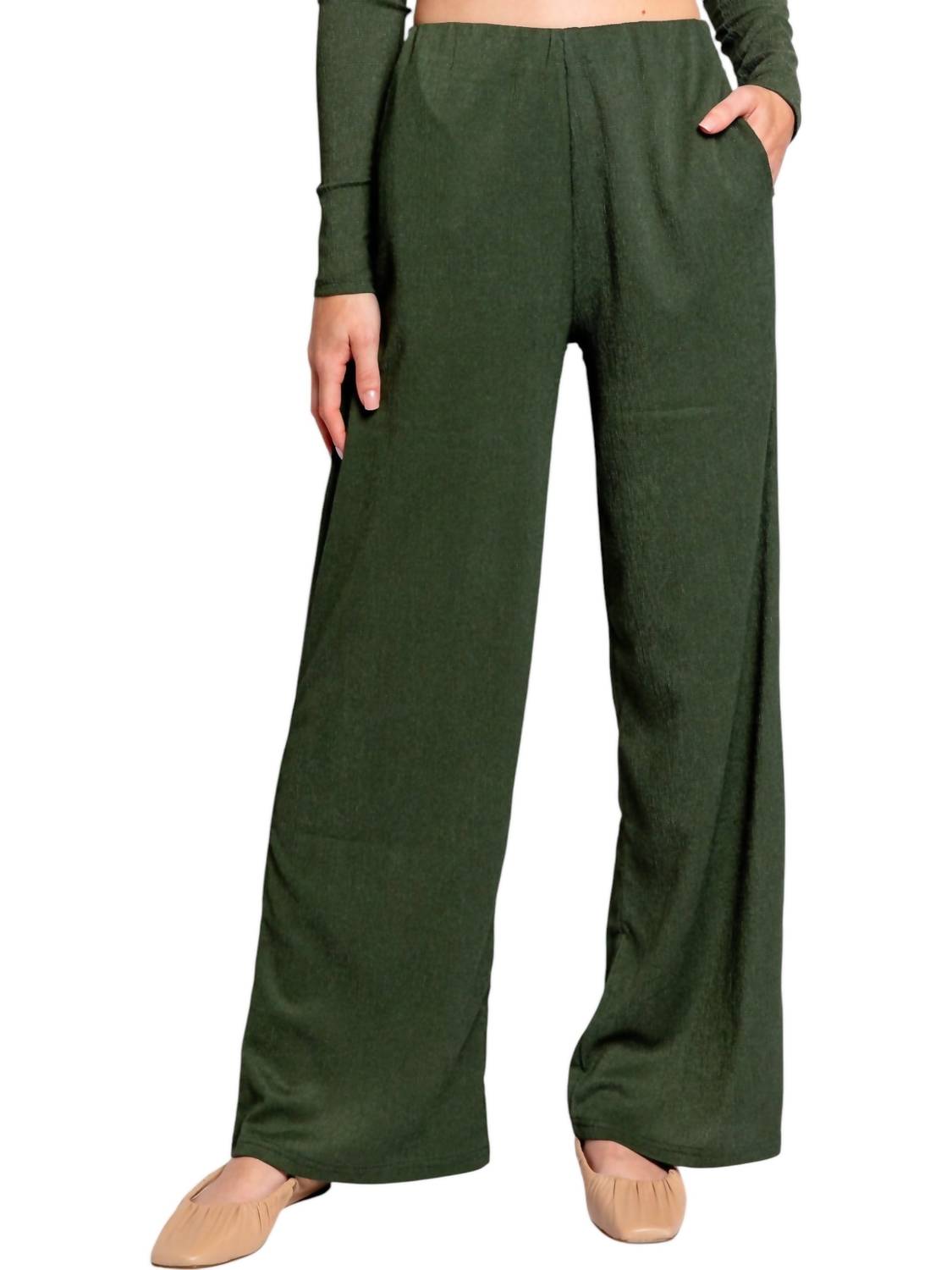 Широкие брюки Emmerson зеленого цвета MINKPINK
Широкие брюки Emmerson зеленого цвета MINKPINK