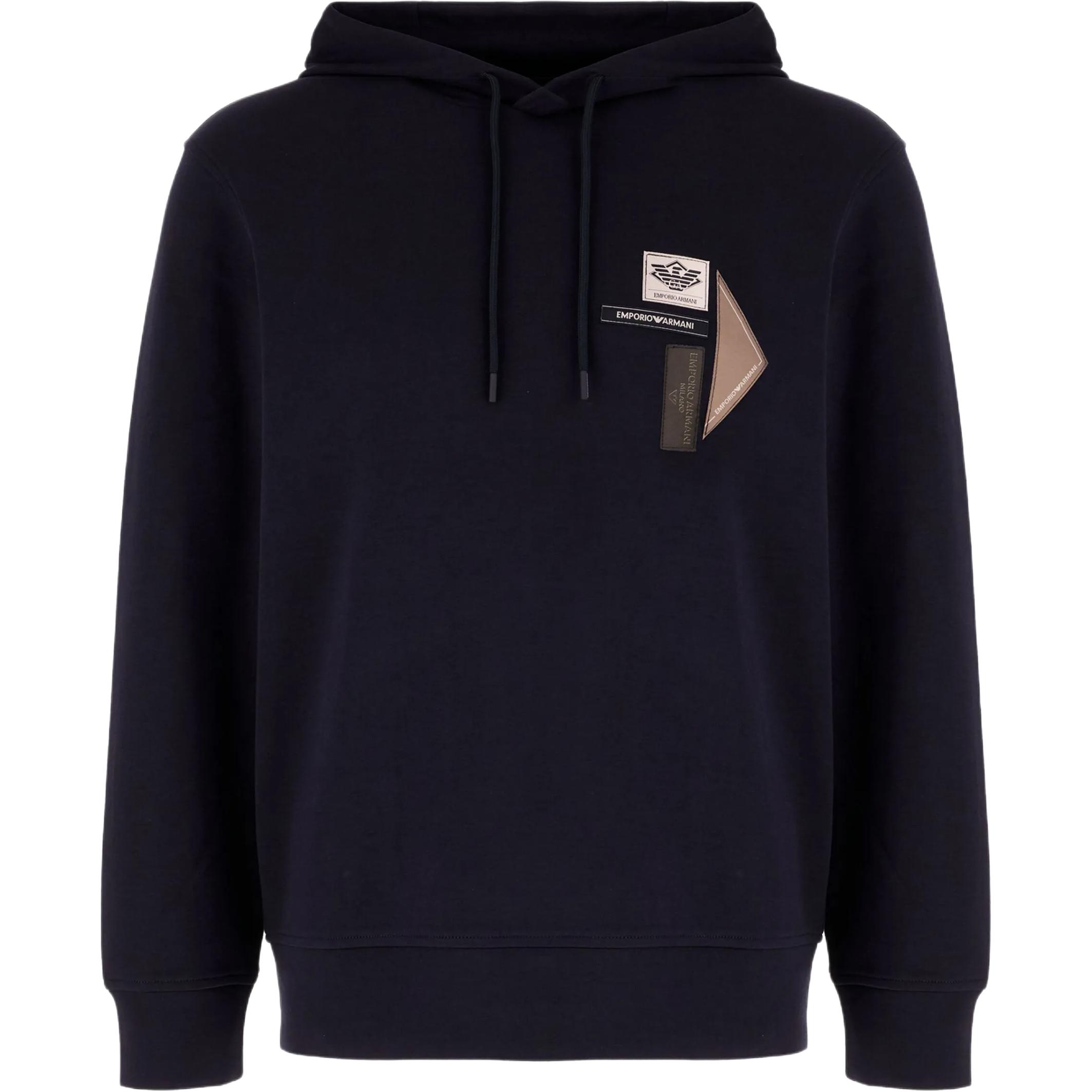 Худи с логотипом на заплатке EMPORIO ARMANI, синий
Худи с логотипом на заплатке EMPORIO ARMANI, синий